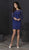 Tiffany Homecoming - 27225 Long Sleeve Rhinestone Net Sheath Dress