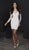 Tiffany Homecoming - 27225 Long Sleeve Rhinestone Net Sheath Dress