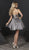 Tiffany Homecoming - 27229 Beaded Deep V-neck A-line Dress