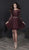 Tiffany Homecoming - 27232 Long Sleeve Sheer Lattice Two-Piece Dress