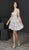 Tiffany Homecoming - 27233 Embroidered Floral Lace Halter Aline Dress