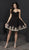 Tiffany Homecoming - 27235 Strapless Neoprene/Lace A-line Dress