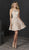 Tiffany Homecoming - 27241 Floral Sequined Halter A-line Dress