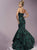 Tiffany Homecoming - Printed Fitted Dress 46105 in Black and Green