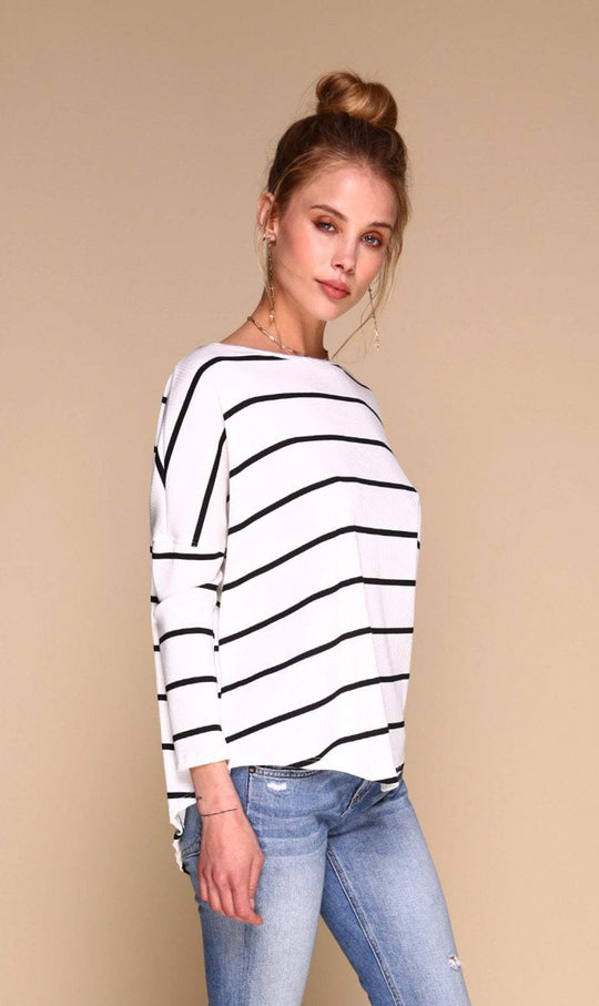 Merritt Charles -  Tom Sweater I Stripe O/S