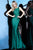 Jovani - 1016 Sleeveless Low V Back Ruched Mermaid Evening Dress In Green