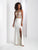 Clarisse Prom - 3536 Halter Floral Lace Long Prom Dress in White and Multi-Color