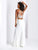 Clarisse Prom - 3536 Halter Floral Lace Long Prom Dress in White and Multi-Color