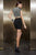 Alyce Paris Claudine - 2489 Short Two Piece Dress In Black Silver