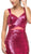 Cinderella Divine - UE007 Sequined Multi-Illusion Cutout Long Gown In Pink