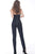 Jovani - 68820 Strapless Straight Across Jumpsuit In Black