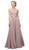 Cinderella Divine - UJ0010 Halter Chiffon A-line Dress In Brown
