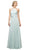 Cinderella Divine - UJ0010 Halter Chiffon A-line Dress In Green