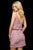 Sherri Hill - 53148 Sequined Blouson Bodice Short Dress In Pink