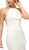 Cinderella Divine - UR139 Strappy Fitted Halter Dress In White