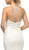 Cinderella Divine - UR139 Strappy Fitted Halter Dress In White