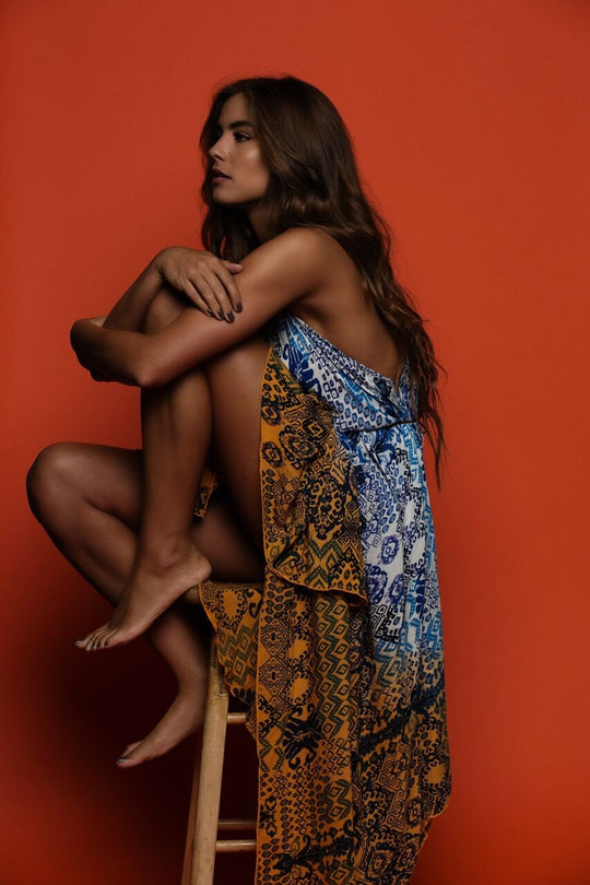 UNTIL SUNRISE ASYMMETRICAL DRESS