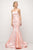 Cinderella Divine - US001 Floral Strapless Mermaid Gown