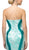 Cinderella Divine - US001 Floral Strapless Mermaid Gown In Green