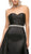 Cinderella Divine - UT253 Strapless Mikado Crystal Beaded Belt Gown In Black
