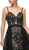 Cinderella Divine - UT254 Lace Deep Sweetheart Dress With Overskirt In Black