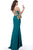 Jovani - JVN62552 Strappy Halter Fitted Sheath Dress In Green