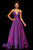 Sherri Hill - 52424 V-Neck Open Back Evening Dress In Purple