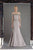 Janique - W2410 Embellished Off-Shoulder Mermaid Gown With Train In Silver