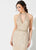 Ivonne D for Mon Cheri - 219D80 Embroidered High Halter Mermaid Gown In Nude
