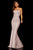 Sherri Hill - 52614 Sexy Lace Up Back Fitted Dress In Pink