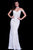 55251 Embellished V-neck Sheath Dress