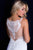 JVN50950 Lace Plunging Fitted Dress