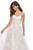 La Femme - 27135 Strapless Sweetheart Lace Ballgown In White and Neutral