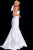 JVN57913 Oversized Floral Ruffle Mermaid Gown