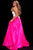 60386 Sleeveless Halter A-line Dress