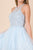 Nox Anabel - B652 Sparkly Lace Applique Bodice Tulle Cocktail Dress