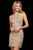 Sherri Hill - 53102 Gilt-Embroidered Lace Short Dress In Neutral and Gold