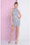 Terani Couture - 1722H4584 Embellished Halter Neck Fitted Dress