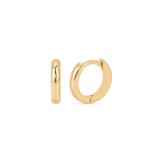 Logan Hollowell - NEW! Solid Goddess Hoops in Yellow Gold