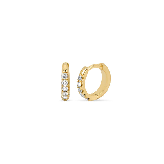 Logan Hollowell - NEW! Diamond Mini Goddess Hoops
