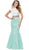 Two-Piece Pearl Embellished Gown