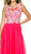 Floor Length Lace Bodice Gown