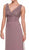 Nox Anabel - 5072 V-Neck Dress with Jacket