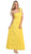 Eureka Fashion - 1701 Rosette Strap One Shoulder Empire Waist Gown