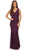 Eureka Fashion - 2030 Mermaid Silhouette Sequin Lace Evening Dress In Purple