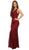Eureka Fashion - 2030 Mermaid Silhouette Sequin Lace Evening Dress In Red