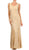 Eureka Fashion - 2030 Mermaid Silhouette Sequin Lace Evening Dress In Gold