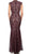 Eureka Fashion - 2061 Allover Lace High Neckline Mermaid Dress