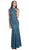 Eureka Fashion - 2061 Allover Lace High Neckline Mermaid Dress