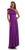 Poly USA - 7022 Long Convertible Twist and Tie Jersey Dress In Purple